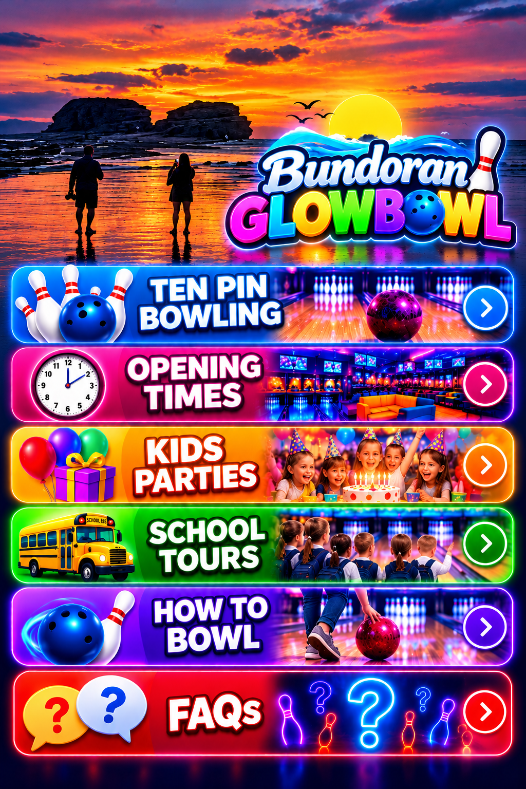 Bundoran Glowbowl – Bowling and Family Fun